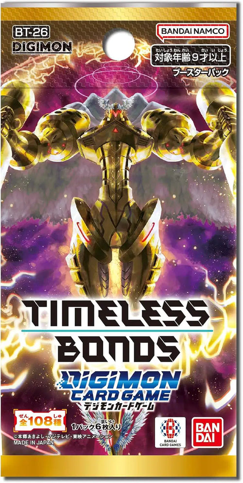 (BT-26) TIMELESS BONDS - 數碼暴龍TCG 永恆羈絆 BT補充包/盒
